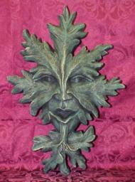 Oak Leaf Greenman Wall Plaque - thumbnail 3