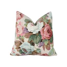 Sanderson - Chelsea Ivory/Duckegg Cushion Cover Throw Pillow Designer Home Decor - thumbnail 1