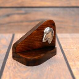 Azawakh - Wooden Candlestick With Dog, Souvenir, Decoration, Limited Edition, Collection - thumbnail 3