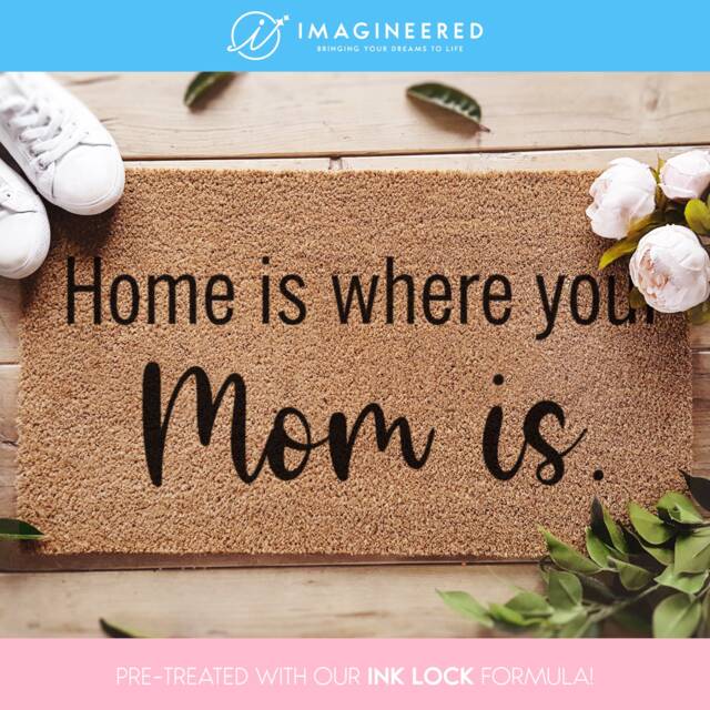 Mother's Day Doormat - Gift Hope Is Where Your Mom Housewarming For Her Funny Unique - image 1