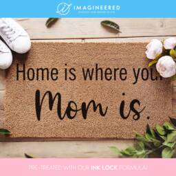 Mother's Day Doormat - Gift Hope Is Where Your Mom Housewarming For Her Funny Unique - thumbnail 1