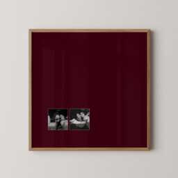 Personalised Photo Mat Polaroid Mount Style Print - Custom Gift Photobooth Keepsake Wall Art For Family, Couple, Baby Decor - thumbnail 1