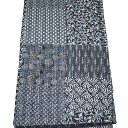 Blanket Patchwork Kantha Bedspread - King Size Indian Quilt Throw - thumbnail 3