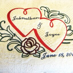 Personalized Wedding Or Anniversary Keepsake Throw - thumbnail 3