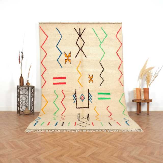 Handmade Beni Ourain Wool Rug - Customizable & Unique, Custom Moroccan Rug, Rug, Berber Rug - image 1