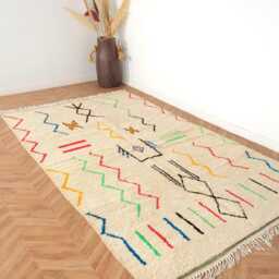 Handmade Beni Ourain Wool Rug - Customizable & Unique, Custom Moroccan Rug, Rug, Berber Rug - thumbnail 2