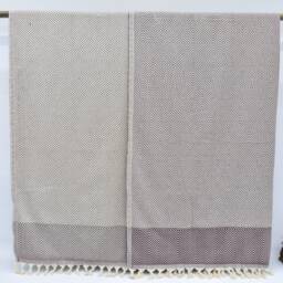 Throw Blanket, Turkish Big Towel, 78x90 Diamond Bedspread, Burgundy Bathroom Sofa Blanked Bnt-Drm-Pk_077 - thumbnail 4