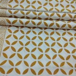 Hand Block Print Cotton King Bed Sheet Polka Dot Bedspread - thumbnail 2