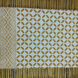 Hand Block Print Cotton King Bed Sheet Polka Dot Bedspread - thumbnail 3