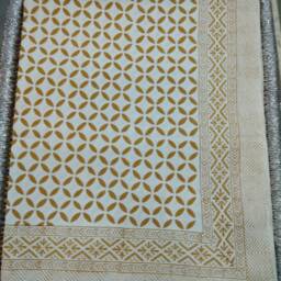Hand Block Print Cotton King Bed Sheet Polka Dot Bedspread - thumbnail 4