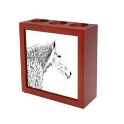 Percheron - Wooden Stand For Candles/Pens With The Image Of A Horse New Collection - thumbnail 1