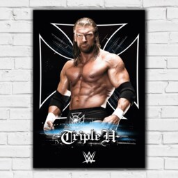 Wwe Print - Triple H Graphic Poster Wrestling Wall Art - thumbnail 2