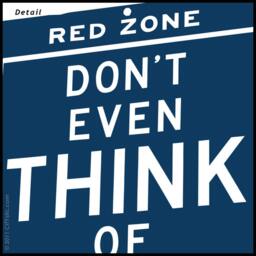 Nyc Road Sign Wall Decal Don't Even Think Of Parking Here - thumbnail 3