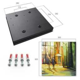 Night City Wall Mounted Key Cabinet, Green Box For Home, Painterly Cities, Lovers Of Urban Atmosphere - thumbnail 4