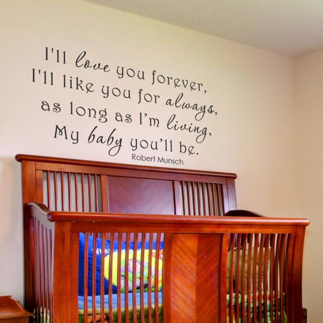 Nursery Quote Wall Decal For Baby Girl & Boy Room Playroom Art - 032 - image 1