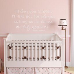 Nursery Quote Wall Decal For Baby Girl & Boy Room Playroom Art - 032 - thumbnail 2
