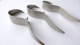 Satin Chrome S-Shaped Curtain Hooks/Clips - Large Decorative Metal Cobra Hooks For Curtains & Shower Curtains, Boho Home Decor - ??35mm - thumbnail 1