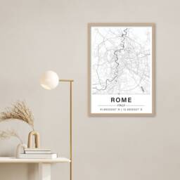 Personalised City Map Print - Custom Location Art & Choice Of Colours 3 For 2 - thumbnail 2
