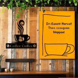 Custom Coffee Sign, Personalised Sign For Kitchen, Time Decor, Decor Gifts Lover, Bar Wall Art - thumbnail 3