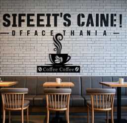 Custom Coffee Sign, Personalised Sign For Kitchen, Time Decor, Decor Gifts Lover, Bar Wall Art - thumbnail 1