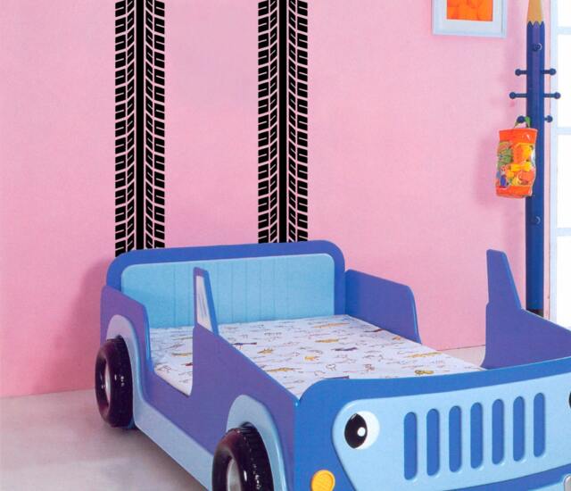 Tire Treads Wall Decal Tracks Vinyl Sticker Home Decor Ideas Room Interior Art 1(Trs - image 1