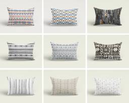 Kilim Rectangular Pillow Cover/Lumbar Turkish Kilim Cushion Cover/Farmhouse Style Ethnic Case/Housewarming Gift