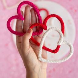 Knitted Wire Heart - Custom Sign Letterbox Gift Ideas Wall Hanging Valentine's Day Romantic Home Decor - thumbnail 2