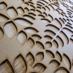 Floral Lattice Mdf Decorative Screen Laser-Cut Radiator Panel, Wall Art 0019 - thumbnail 3