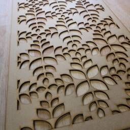 Floral Lattice Mdf Decorative Screen Laser-Cut Radiator Panel, Wall Art 0019 - thumbnail 2