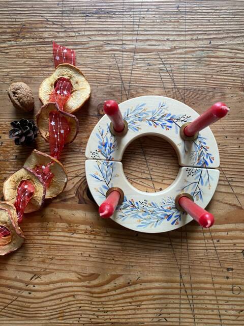 Advent Wreath, Blue Wreath