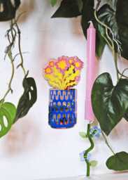 Cute Potted Flower Mirror - thumbnail 1