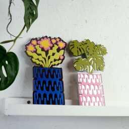 Cute Potted Flower Mirror - thumbnail 3