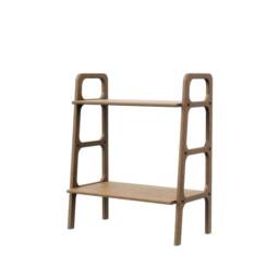 Low Record Shelf, Vinyl Storage Bookcase 90 cm, Wide Lp Mid Century Modern Storage, Wooden, Custom Size - thumbnail 4