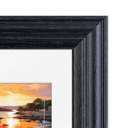 A1 A2 A3 A4 Long Narrow Wall Art Picture Frame With Mount - A5 Maximalist Decor Photo Best Friend Gift-Classic Style Black - thumbnail 3