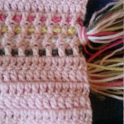 Soft Pink Baby Blanket With Stripes - thumbnail 4