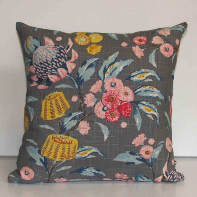 Build Your Own Hinterland Charcoal Cushion Cover, Made To Order - image 1