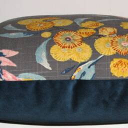 Build Your Own Hinterland Charcoal Cushion Cover, Made To Order - thumbnail 3