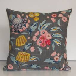 Build Your Own Hinterland Charcoal Cushion Cover, Made To Order - thumbnail 1