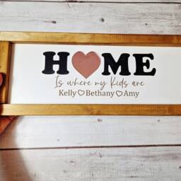 Personalized Family Wooden Wall Sign Rustic Home Decor - thumbnail 2