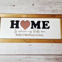 Personalized Family Wooden Wall Sign Rustic Home Decor - thumbnail 4