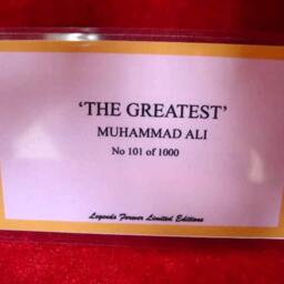 Muhammad Ali Bronze Sculpture, Limited Edition Boxing Memorabilia - thumbnail 4