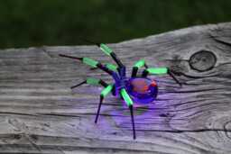 Uranium Glass Spider Vaseline Figurine Uv