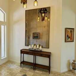 Bronze Gold Antique Mirror Tiles - Custom Vintage Wall Decor