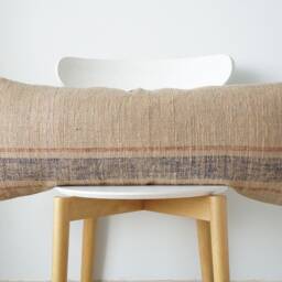 Brown Dot Block Print Mudcloth Hmong Pillow Case - thumbnail 2
