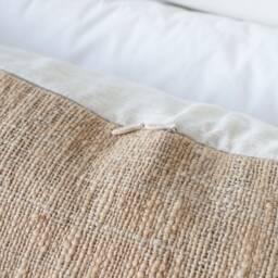 Brown Dot Block Print Mudcloth Hmong Pillow Case - thumbnail 3