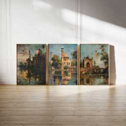 Set Of 3 Lahore Posters, Pakistan Prints, Wall Art Set, City Poster Decor, Artwork - thumbnail 2