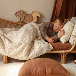 Brown Sun Linen Pillow - thumbnail 4