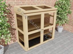 Plans For Small Wooden Lean To Greenhouse Digital Woodwork Plan Download Only UK Metric With Cut Lists - thumbnail 1