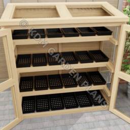 Plans For Small Wooden Lean To Greenhouse Digital Woodwork Plan Download Only UK Metric With Cut Lists - thumbnail 2