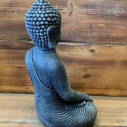 stone Garden Large Highlighted Bronze Maze Robe Buddha Gift Concrete Ornament - thumbnail 2